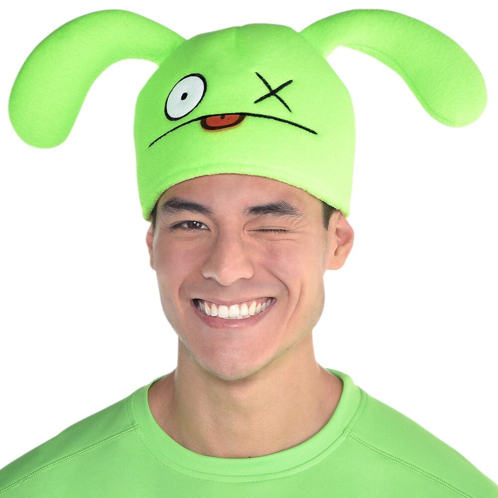 UglyDolls Ox Hat for Adults – Plush Green Costume Accessory, One Size